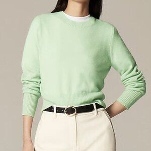 J. Crew Cashmere shrunken crewneck sweater Size S
